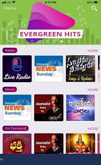 Mana Radio App Screens